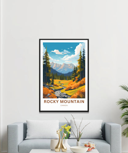 Rocky Mountain Travel Poster