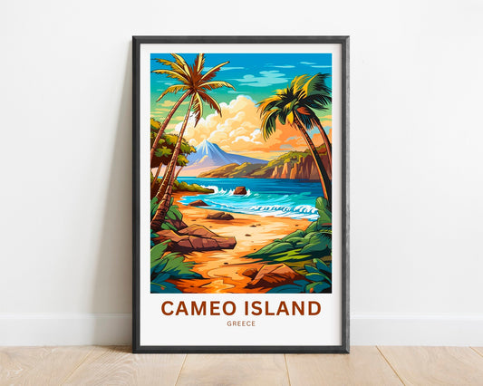 Cameo Island Travel Poster