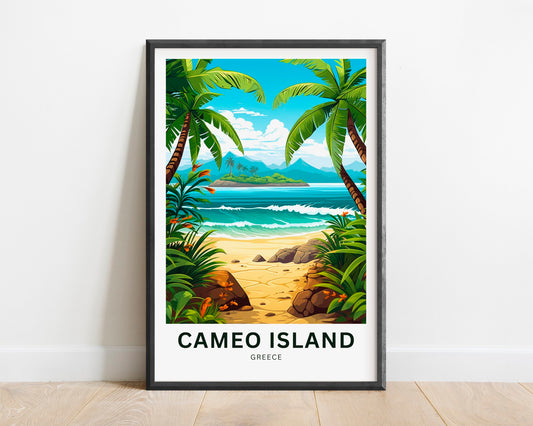 Cameo Island Travel Poster