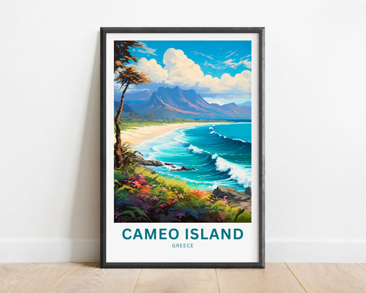 Cameo Island Travel Poster