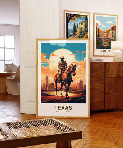 Texas Travel Poster