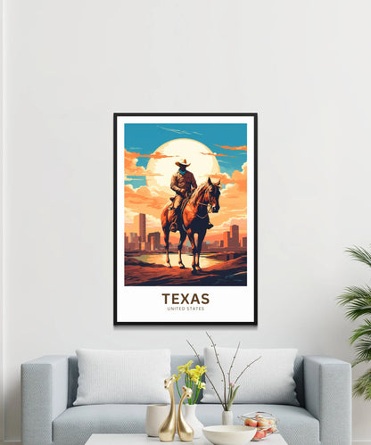 Texas Travel Poster