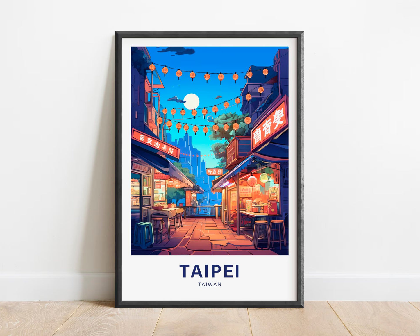 Taipei Travel Poster