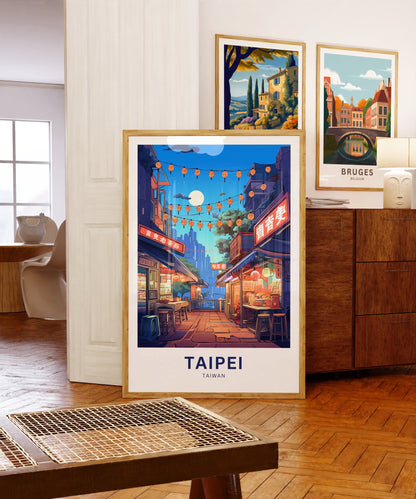 Taipei Travel Poster