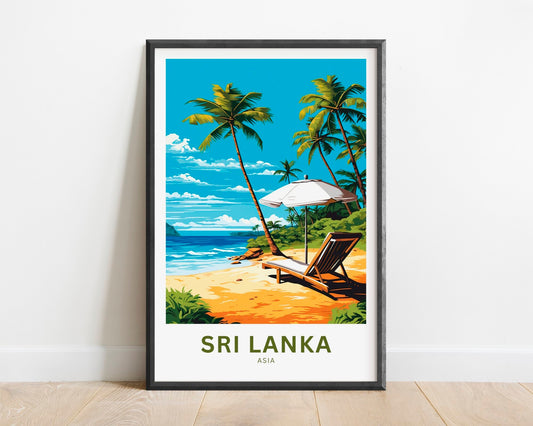 Sri Lanka Travel Poster