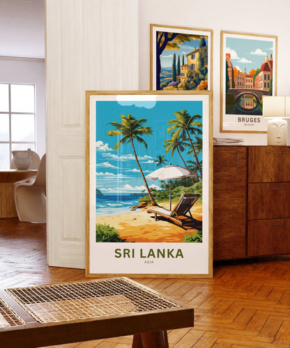 Sri Lanka Travel Poster