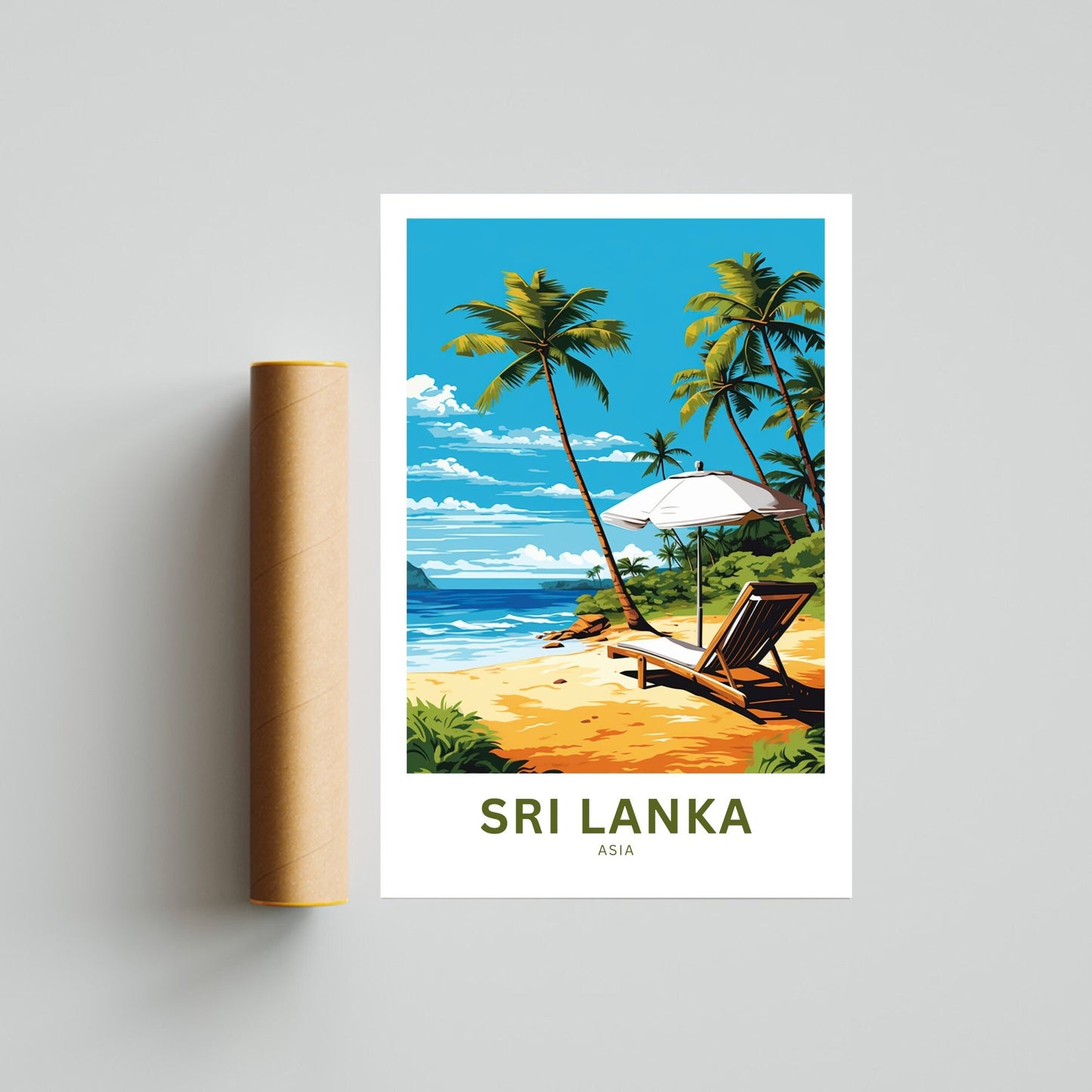 Sri Lanka Travel Poster