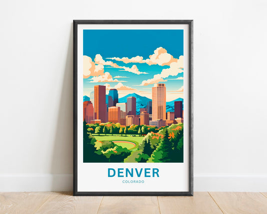 Denver Travel Poster