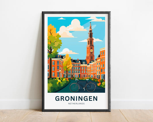 Groningen Travel Poster