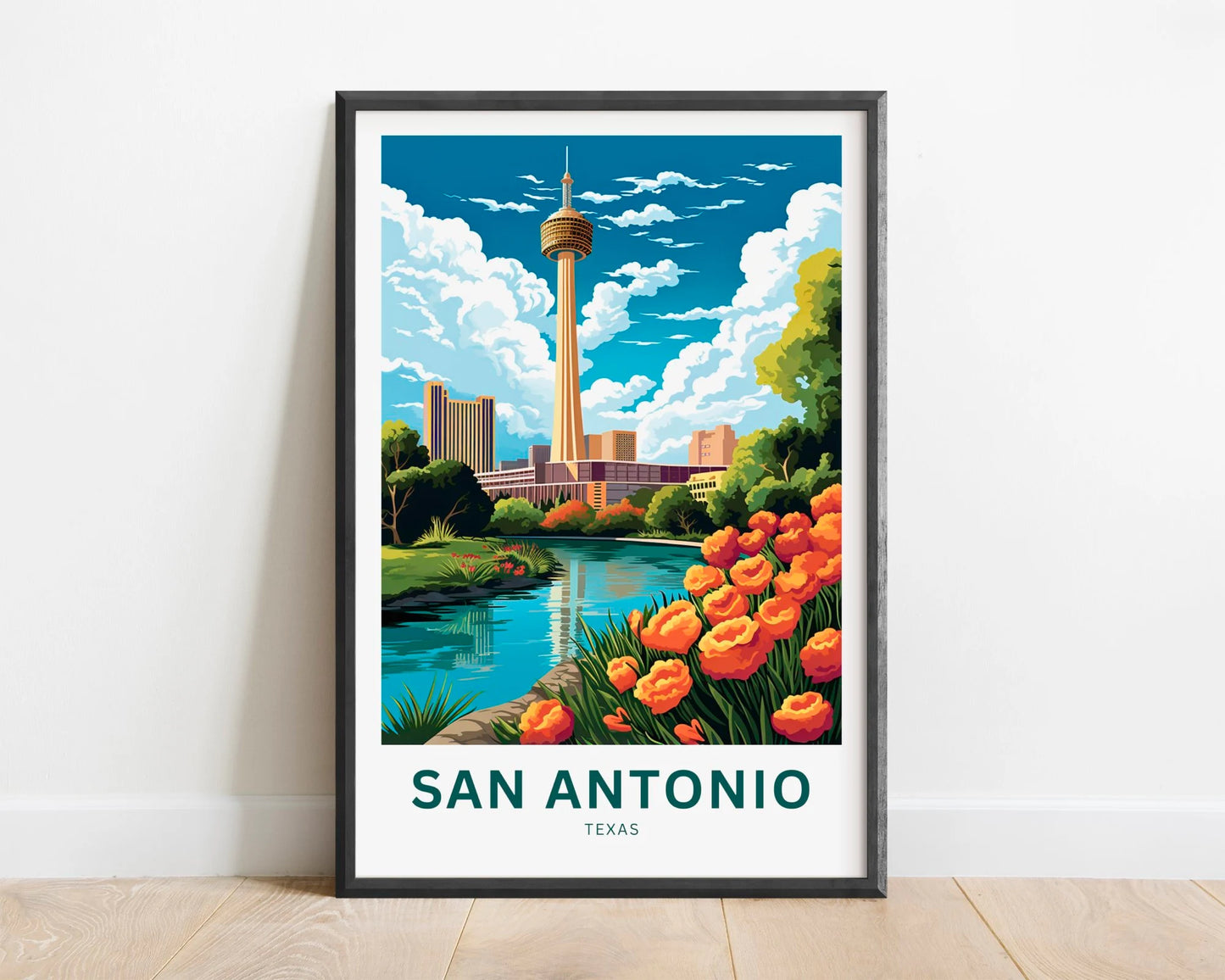 San Antonio  Travel Poster