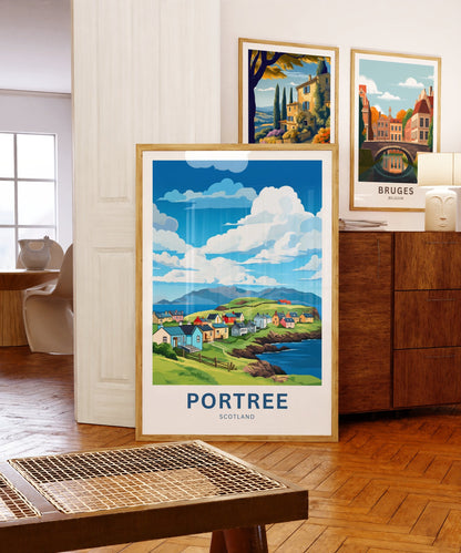 Portree Travel Poster