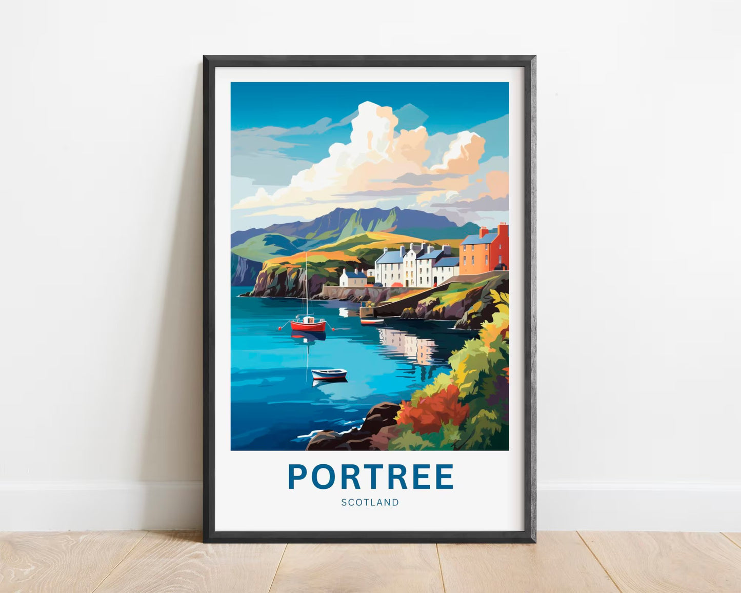 Portree Travel Poster