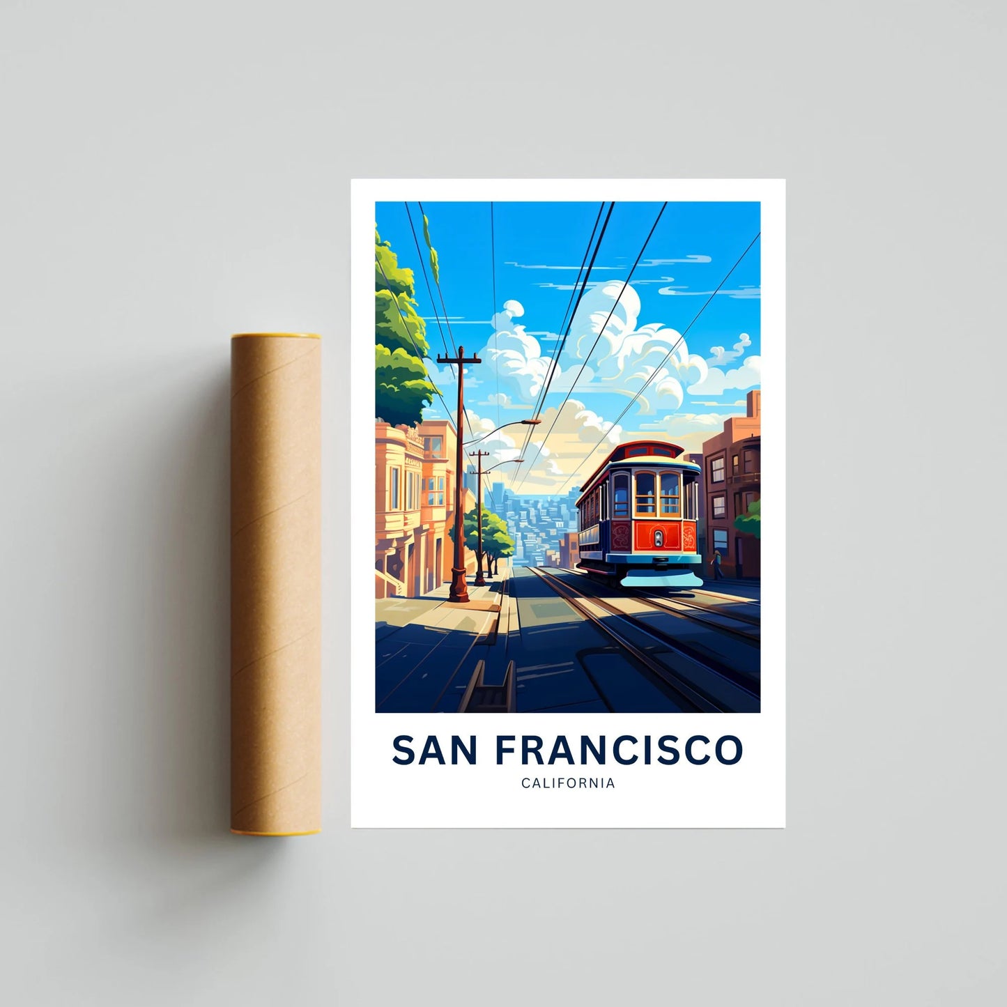 San Francisco Travel Poster