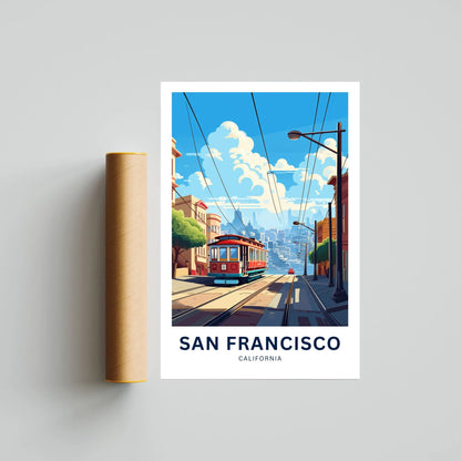 San Francisco Travel Poster