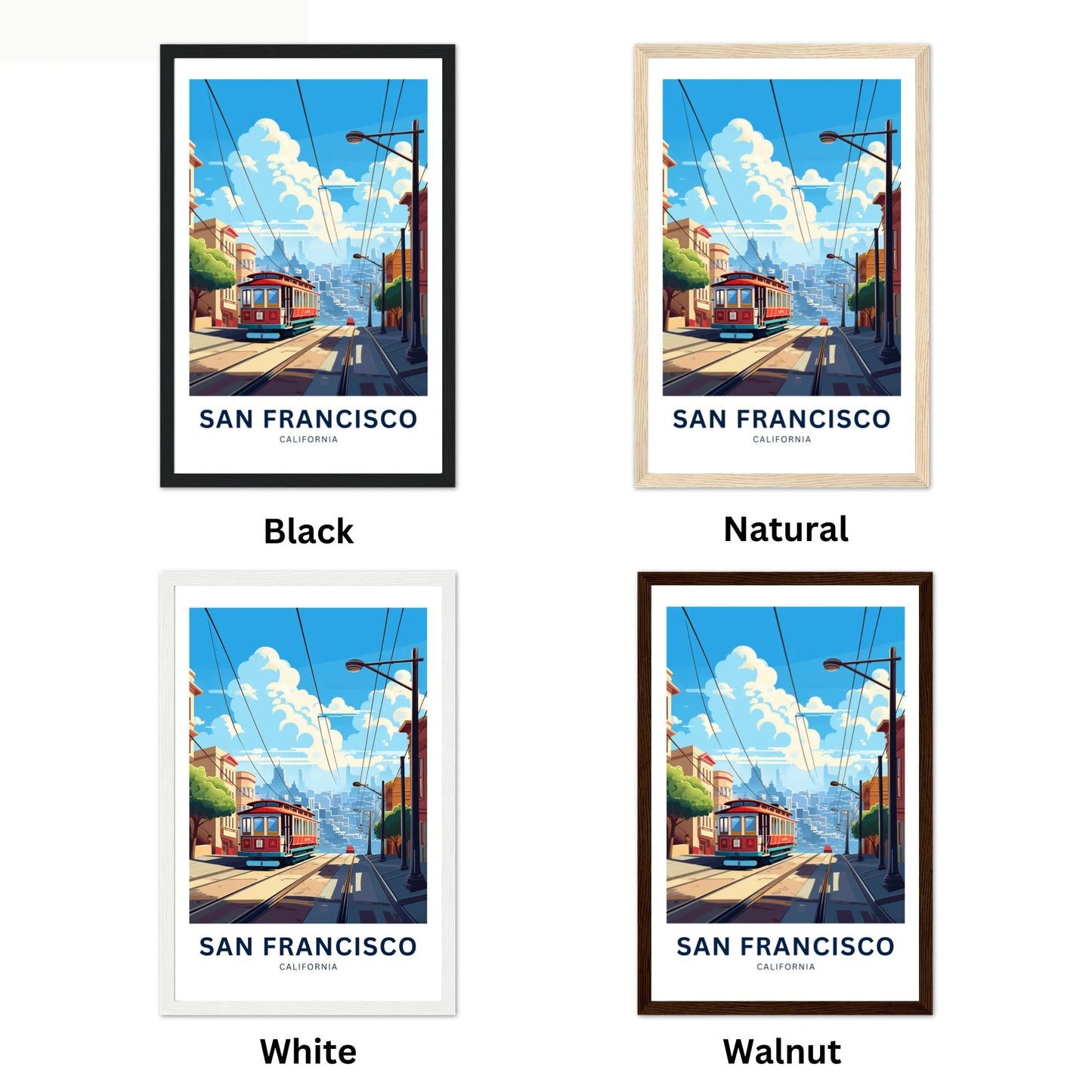 San Francisco Travel Poster