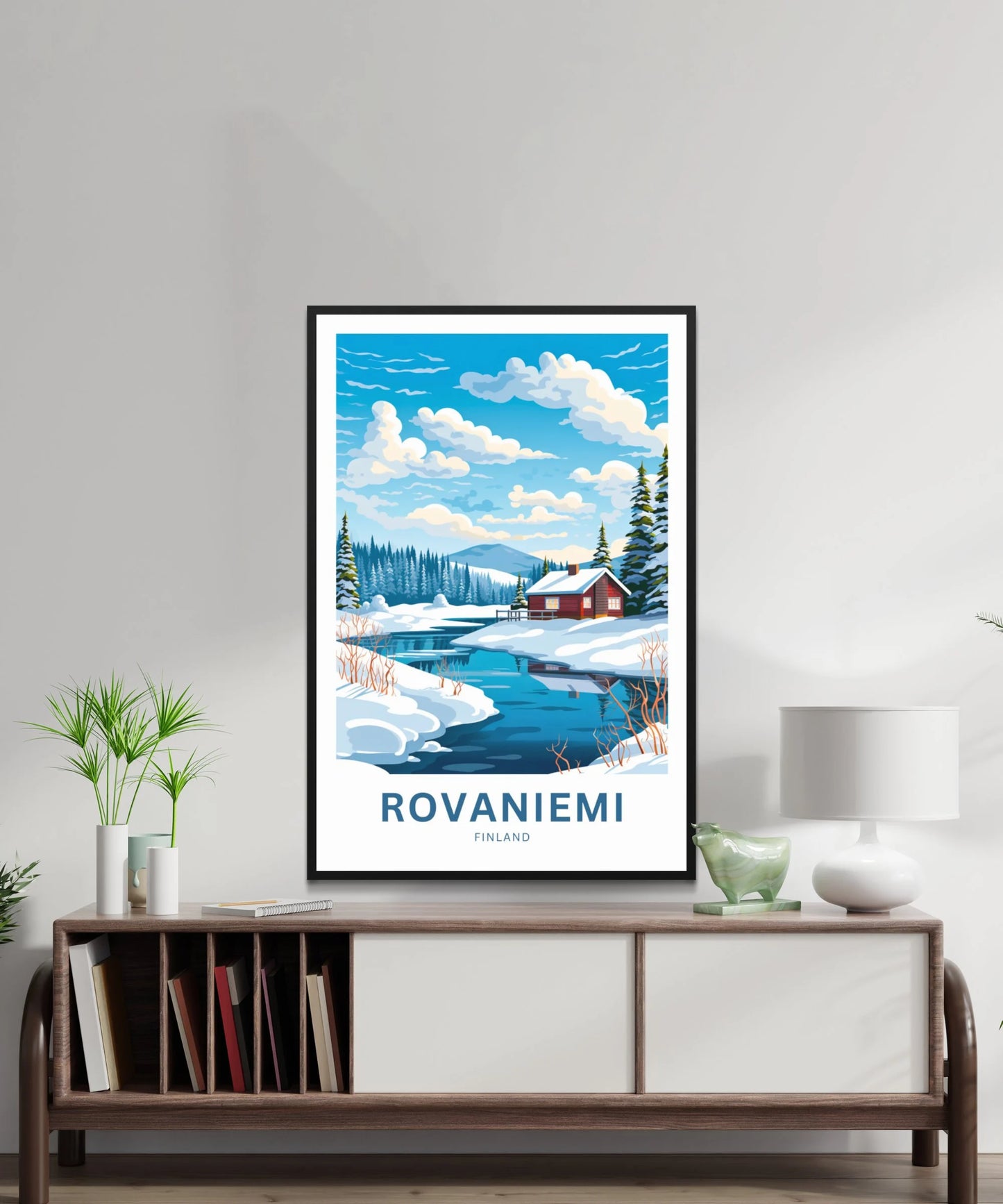 Rovaniemi Travel Poster