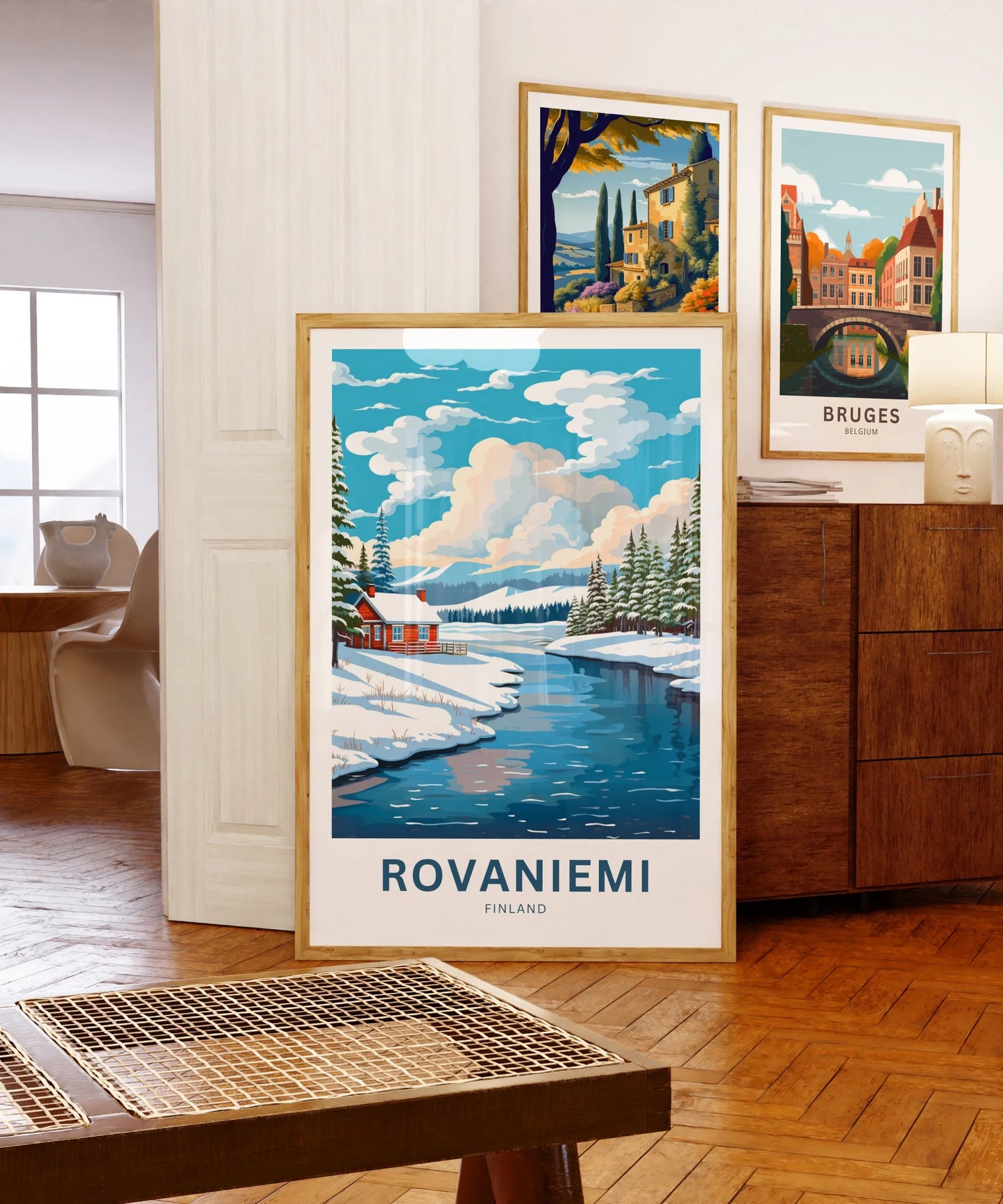 Rovaniemi Travel Poster