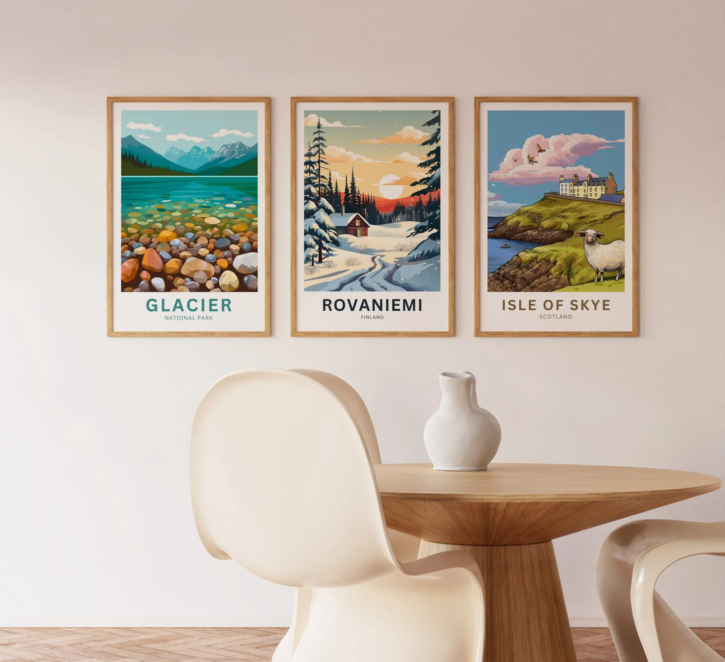 Rovaniemi Travel Poster