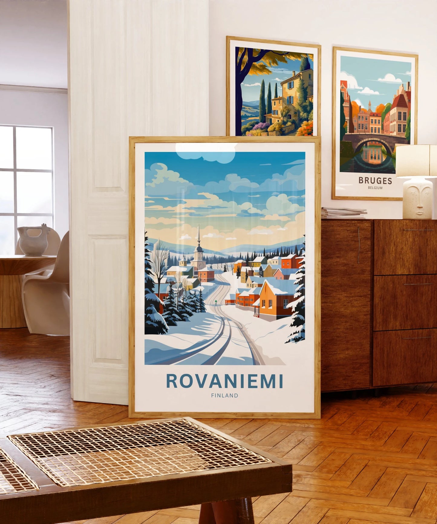 Rovaniemi Travel Poster