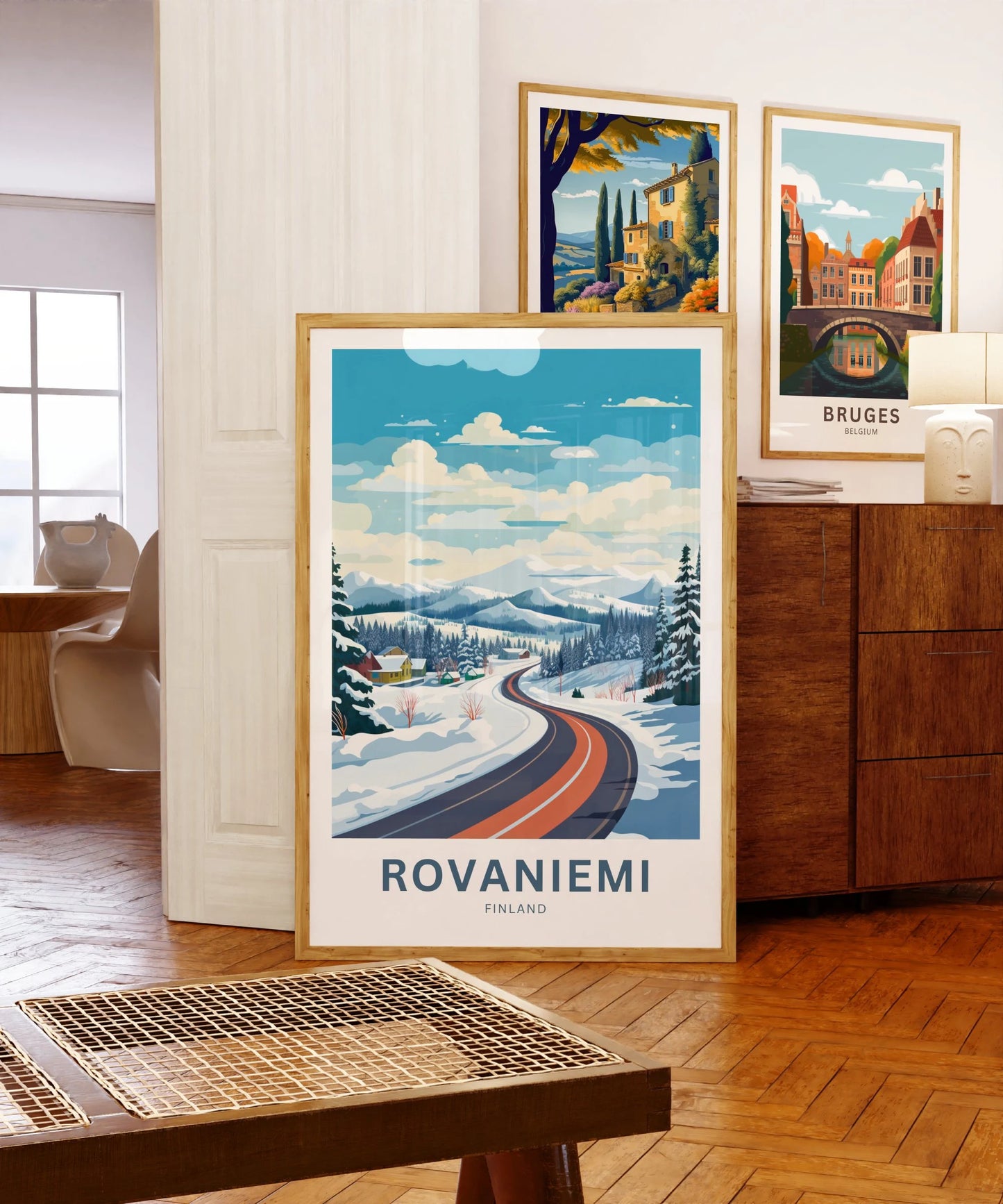 Rovaniemi Travel Poster