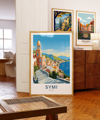 Symi Travel Poster