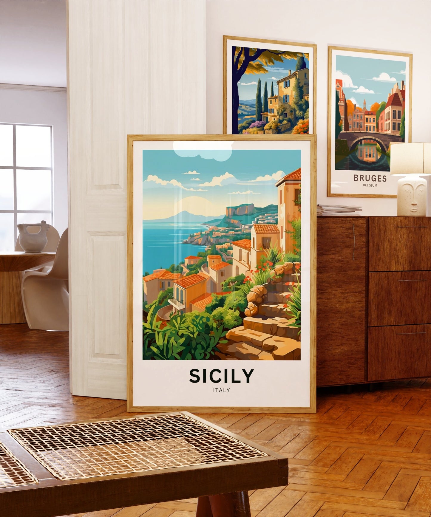 Sicily Travel Poster