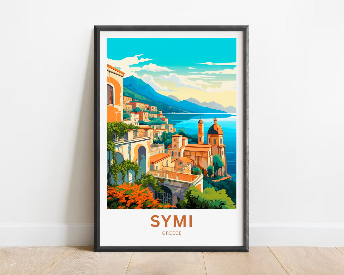 Symi Travel Poster