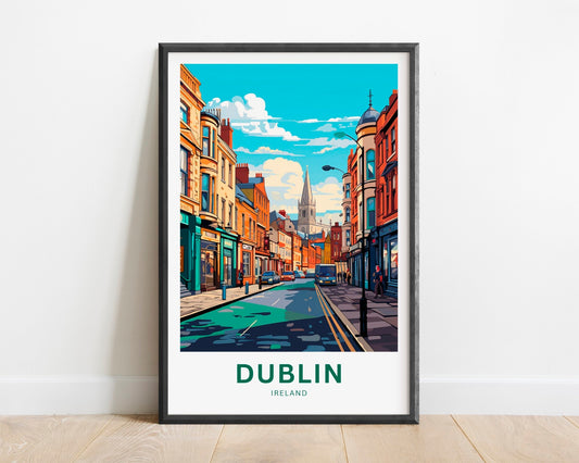 Dublin Travel Poster