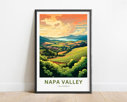 Napa Valley Travel Poster