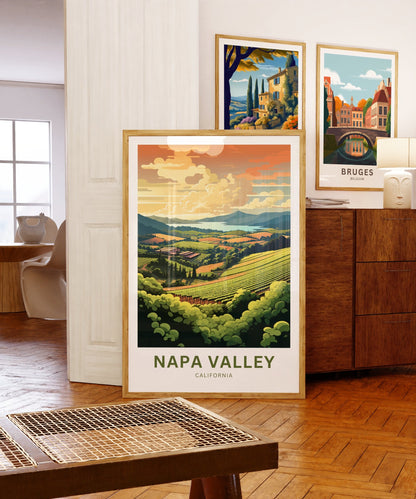 Napa Valley Travel Poster