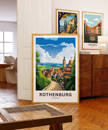 Rothenburg Travel Poster