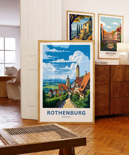 Rothenburg Travel Poster