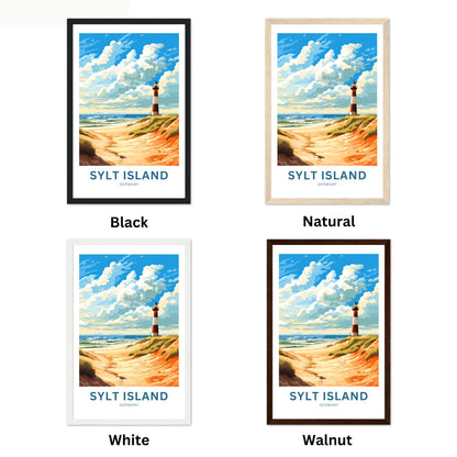 Sylt Island Travel Poster