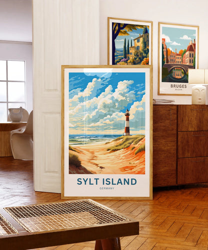 Sylt Island Travel Poster