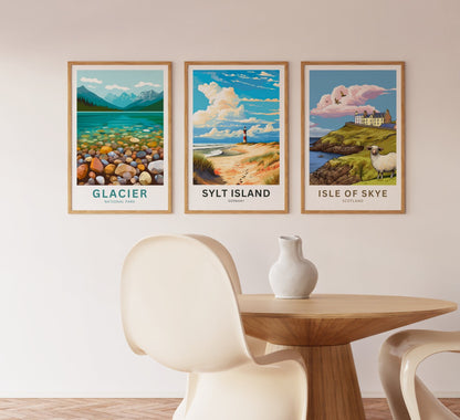 Sylt Island Travel Poster