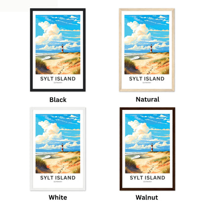 Sylt Island Travel Poster