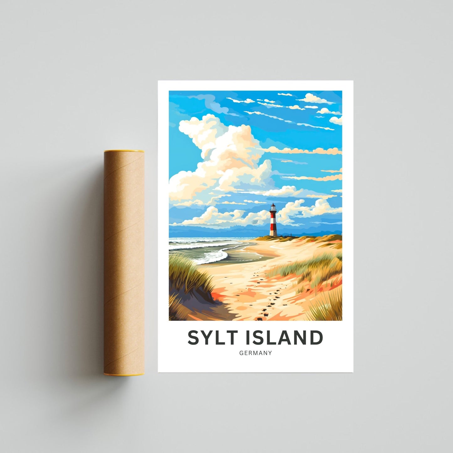 Sylt Island Travel Poster