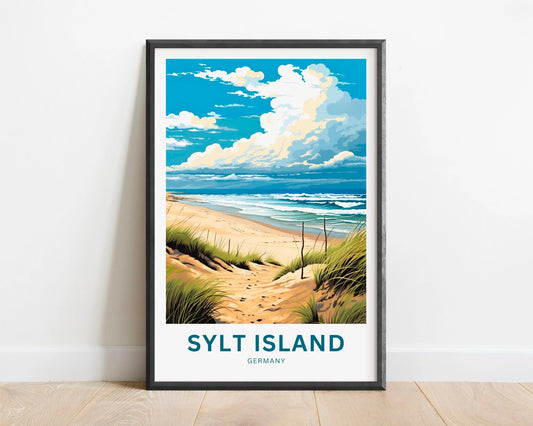 Sylt Island Travel Poster