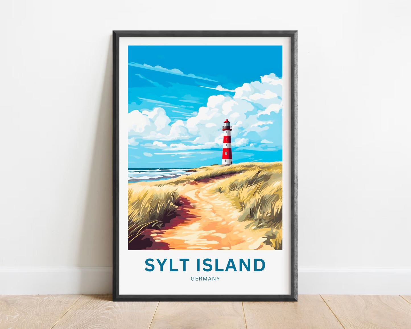 Sylt Island Travel Poster