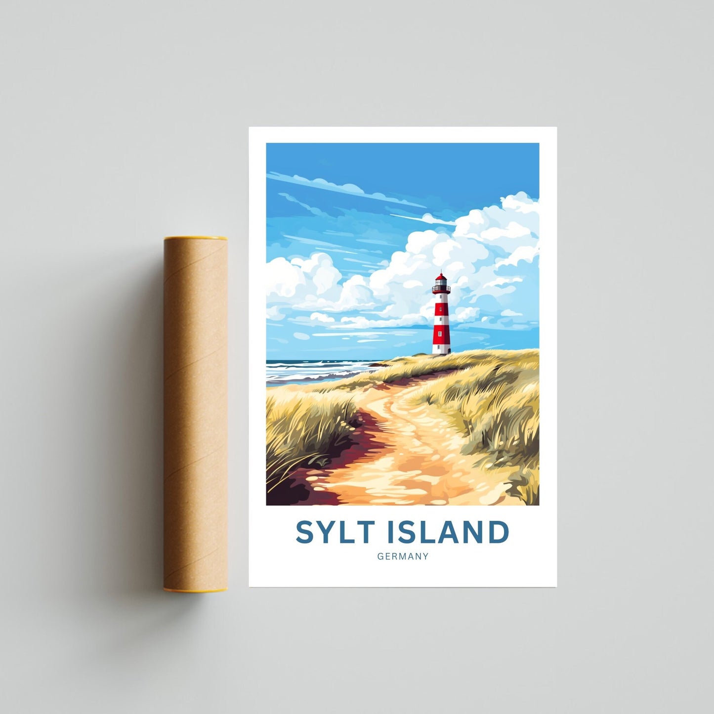 Sylt Island Travel Poster