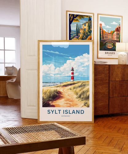 Sylt Island Travel Poster