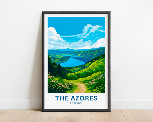 Azores Travel Poster