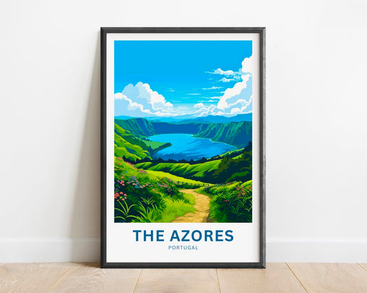 Azores Travel Poster