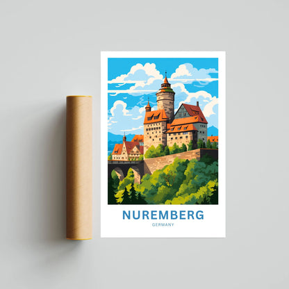 Nuremberg  Travel Poster