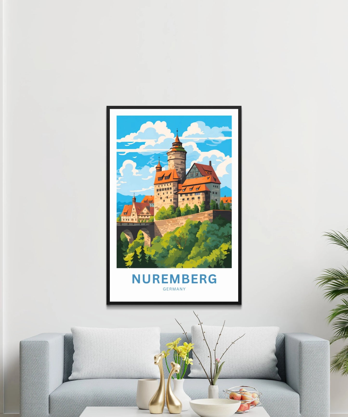 Nuremberg  Travel Poster