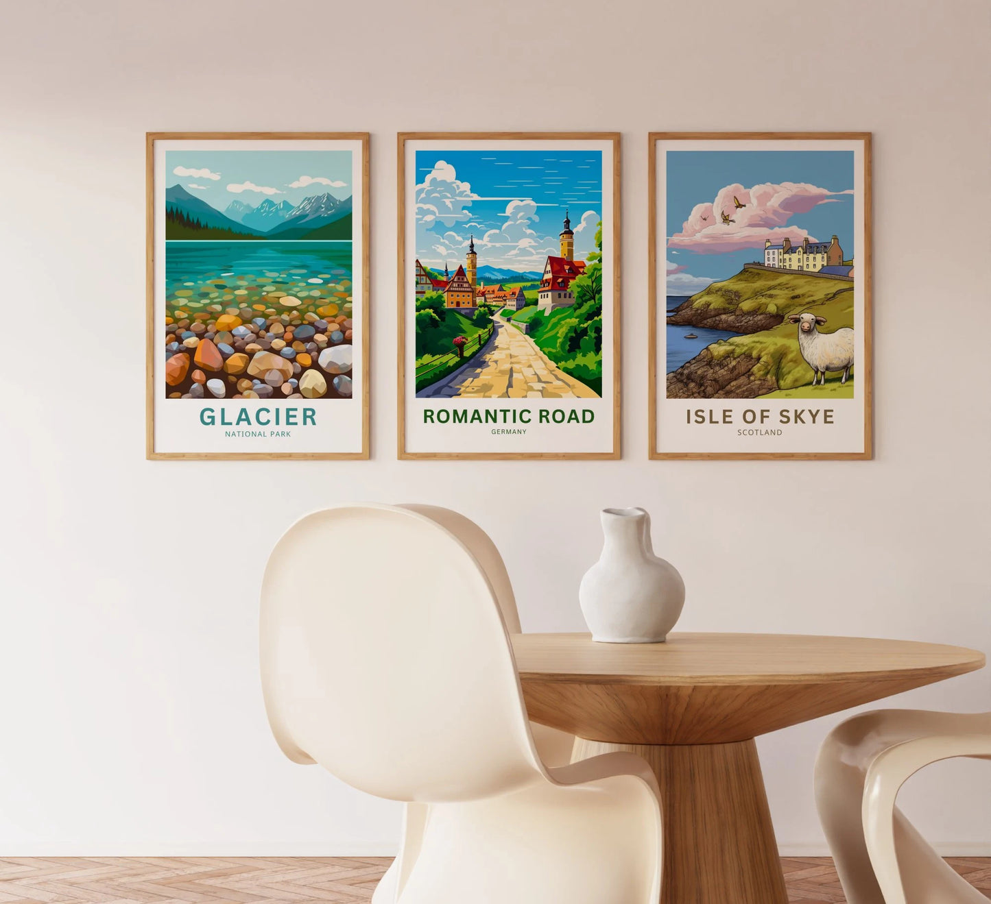 Romantic Road travel print