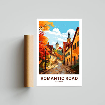 Romantic Road travel print