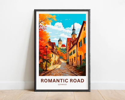 Romantic Road travel print