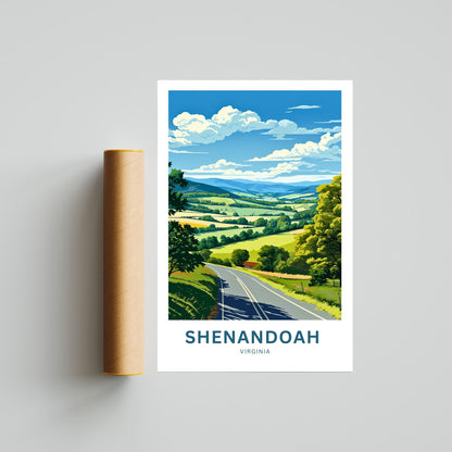 Shenandoah Travel Poster