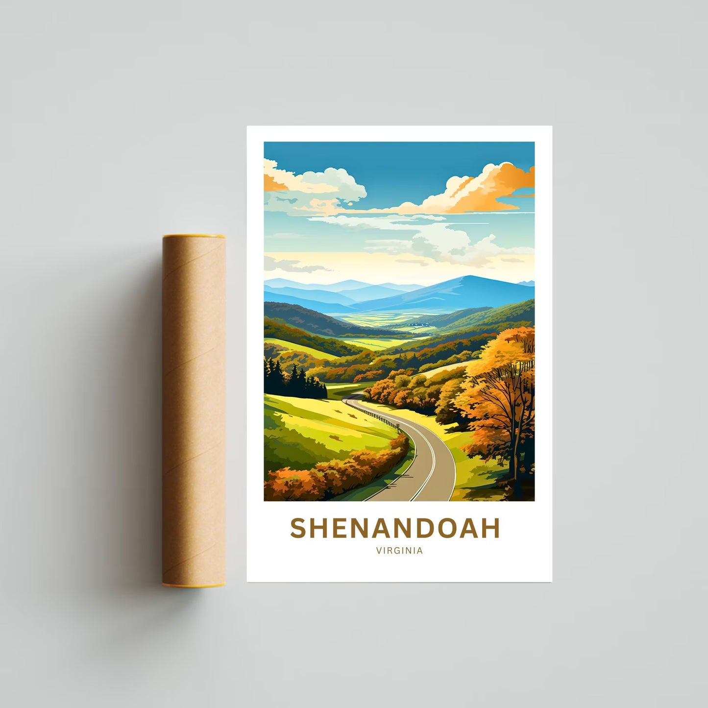 Shenandoah Travel Poster